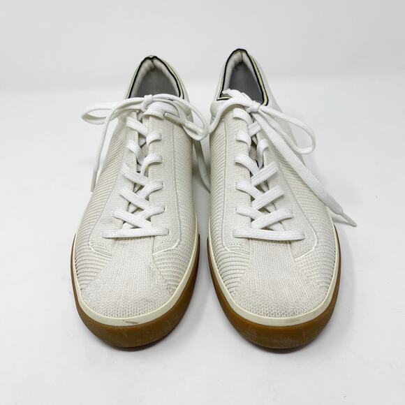 Rothys Womens 10 Vanilla White The Lace Up Sneaker Shoes Soft Flexible Recycled - Picture 13 of 13